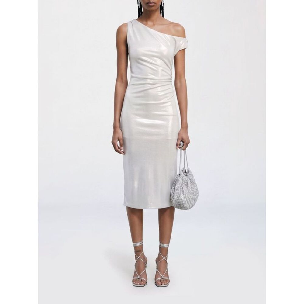 Patrizia Pepe Dress Woman Silver